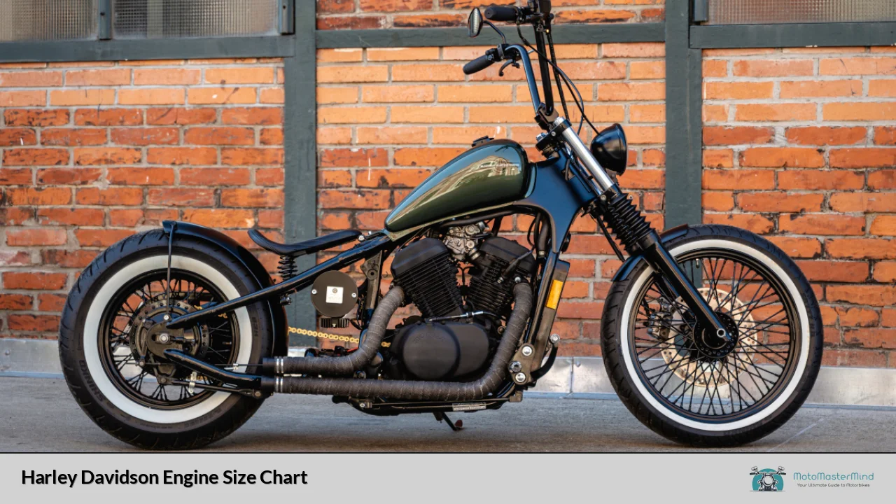 Harley Davidson Engine Size Chart