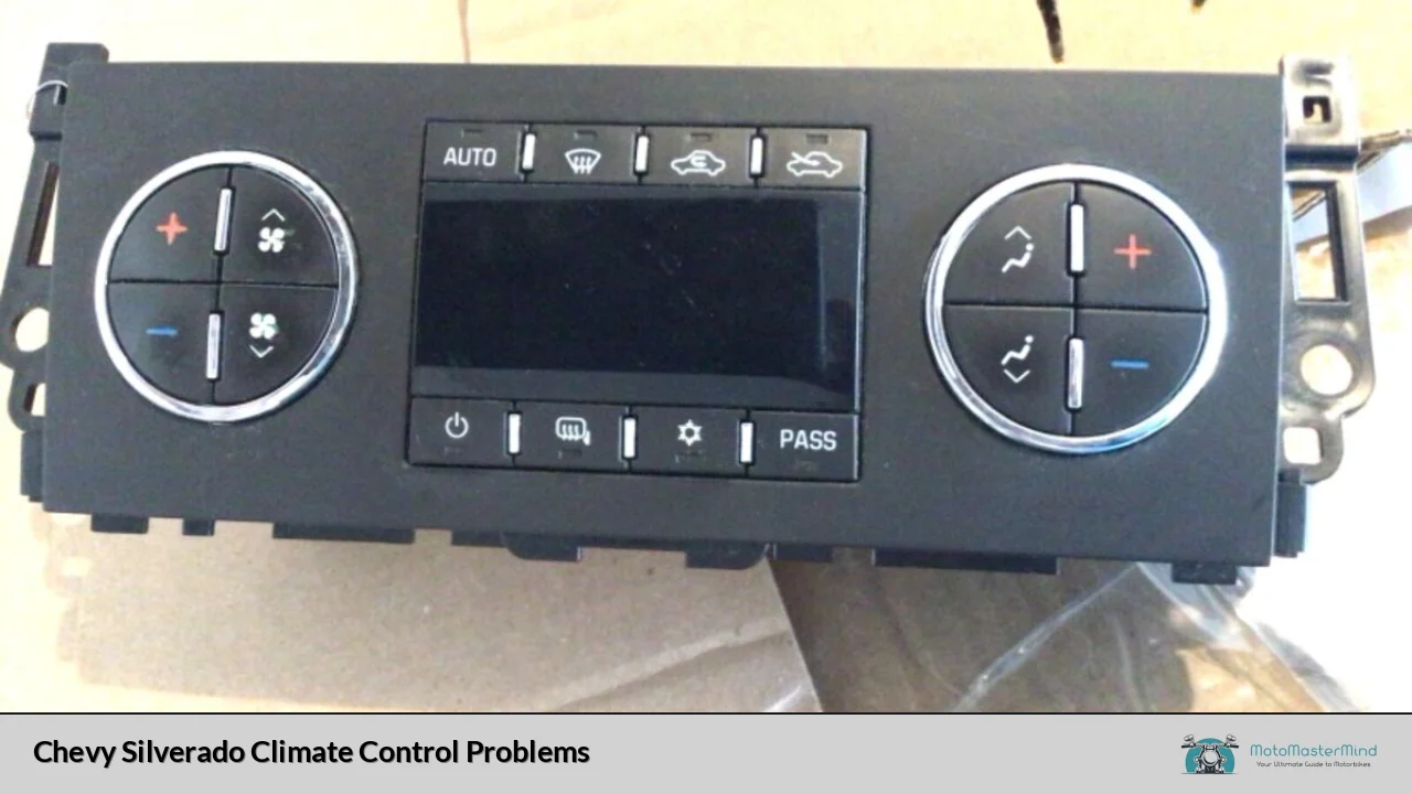 Chevy Silverado Climate Control Problems