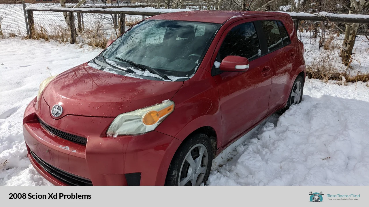 2008 Scion Xd Problems