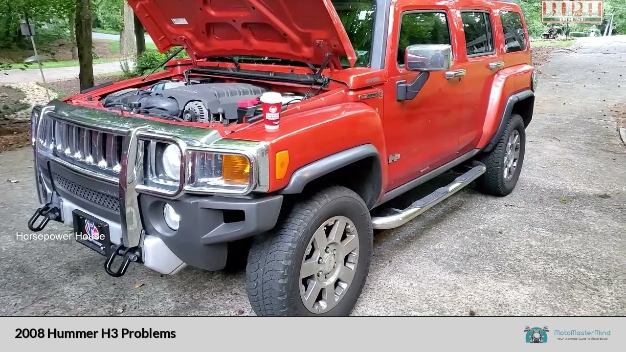 2008 Hummer H3 Problems