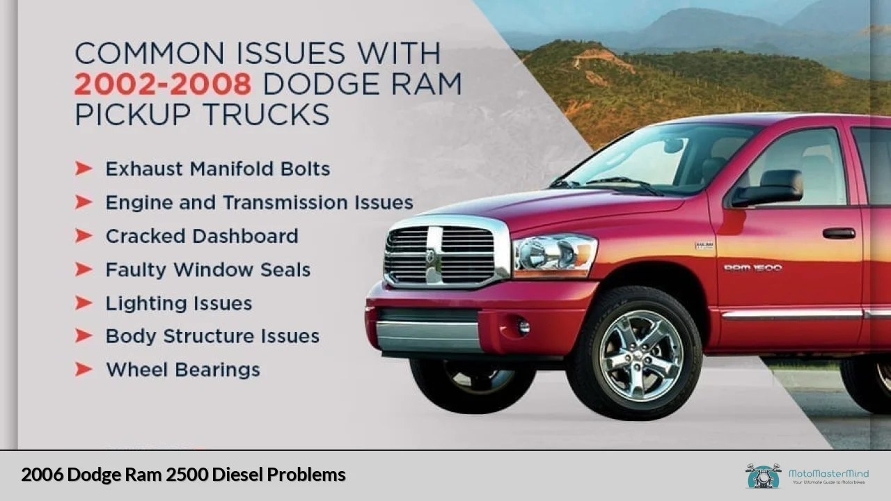 2006 Dodge Ram 2500 Diesel Problems